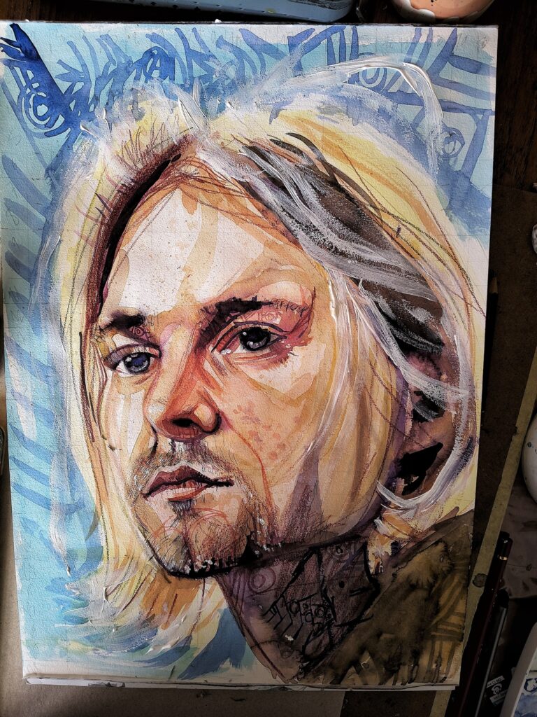 Akvarelmaleri, Mark Olsen, Kunst og Karisma