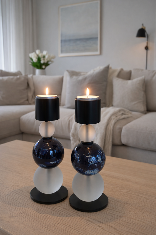 Porcelænskugle Mørk marmor 60 mm i diameter - Billede 2