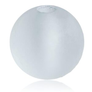 My-Candle Frozen Hvid Glaskugle 30 mm i diameter til lysestager